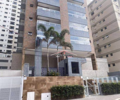 Apartamento com 2 dormitórios à venda, 76 m² por R$ 499.000 - Vila Guilhermina - Praia Grande/SP