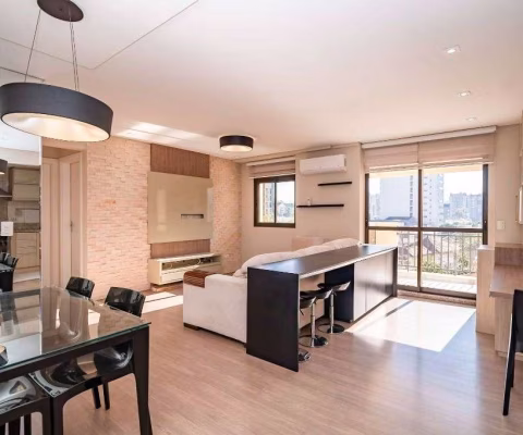 Apartamento com 2 dormitórios para alugar, 77 m² por R$ 6.000,00 + TAXAS/mês - Batel - Curitiba/PR