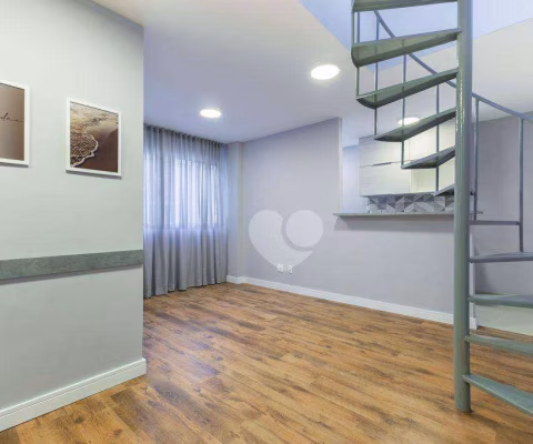 Barra Bonita Cobertura com 80m duplex totalmente Reformada