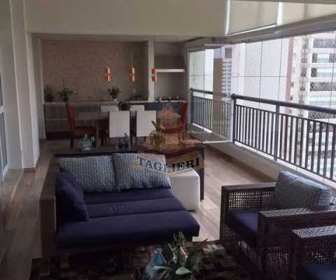 Único!!Central Park Prime Tatuapé 3 suites 5 vagas, lazer clube. Mobiliado
