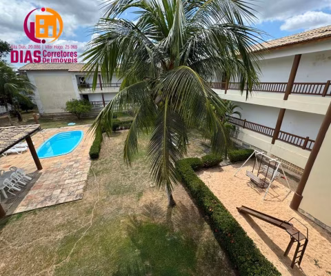 Akugo em Exclusividade Apartamento mobiliado com 2/4, sendo 01 suíte, varanda, condomínio com piscina, garagem coberta em Stella Maris - Salvador/BA
