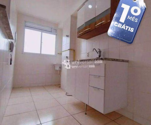Apartamento com 2 quartos, 48 m² - venda por R$ 240.000 ou aluguel por R$ 1.150,00/mês - São Pedro - Juiz de Fora/MG
