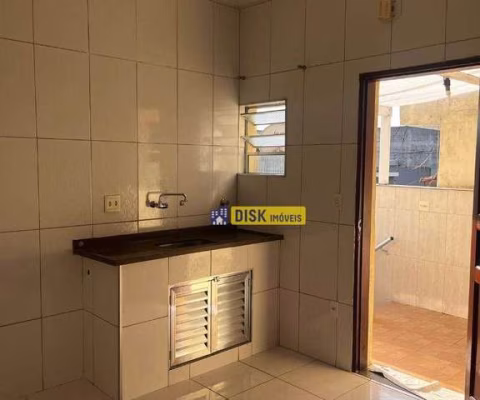 Casa com 1 dormitório para alugar, 45 m² por R$ 1.350,00/mês - Assunção - São Bernardo do Campo/SP