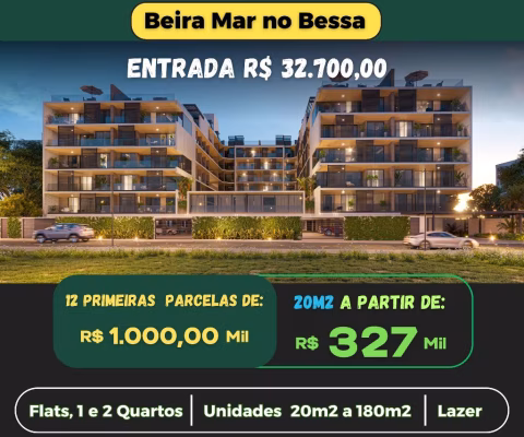 Pré-Lançamento beira mar do Bessa - 1 e 2 Quartos