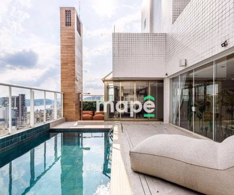 Cobertura com 3 dormitórios à venda, 382 m² por R$ 8.590.000,00 - Gonzaga - Santos/SP
