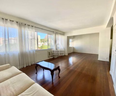 Leblon, 140m², 3 quartos, 2 vagas, vista livre