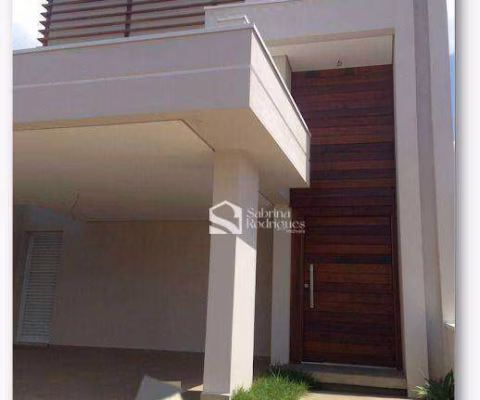 Casa com 3 dormitórios, 150 m² - venda por R$ 1.220.000 ou aluguel por R$ 6.408/mês - Jardim Montreal Residence - Indaiatuba/SP