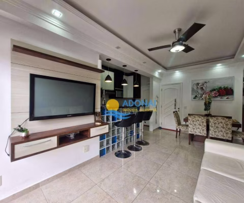 Apartamento com 3 dormitórios à venda, 88 m² por R$ 640.000,00 - Pitangueiras - Guarujá/SP