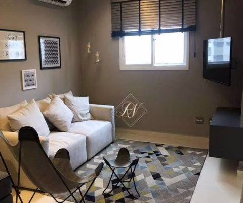 APARTAMENTO DECORADO, À 1 QUADRA DA PRAIA, LAZER COMPLETO NA CIDADE DE SANTOS!!!