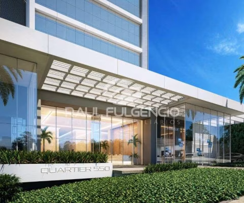 Duas Sala Comerciais à Venda na Quatier 550 | Cada uma com 68,42, total de 136,84 m² | Gleba Palhano