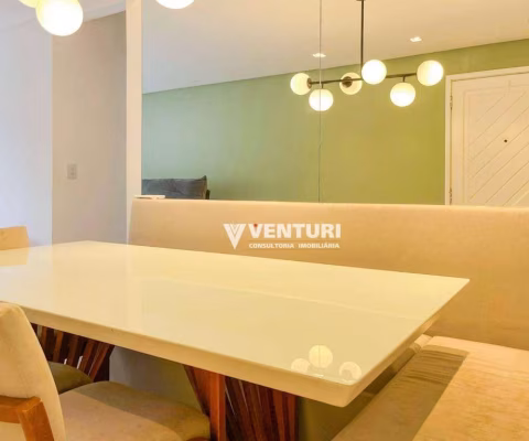 Apartamento com 3 dormitórios à venda, sendo 1 suíte com terraço, 85 m² por R$ 480.000 - Velha - Blumenau/SC