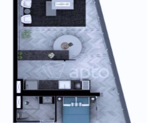 Studio no Bairro Paraíso em São Paulo