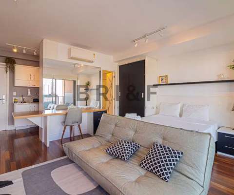 APARTAMENTO PARA LOCAÇÃO E VENDA NO BROOKLIN - HABITARTE VERDE 41 M², 1 DORM, 1 VAGA - SÃO PAULO