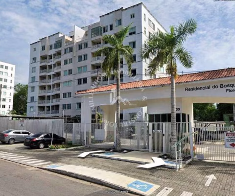 Cond. Residencial do Bosque - Flores - Condomínio Residencial do Bosque Flores, 03 Qtos, 01 Suíte, aluga-se.