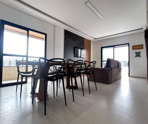Apto mobiliado com 3 quartos no Canto do Forte  Praia Grande - SP.