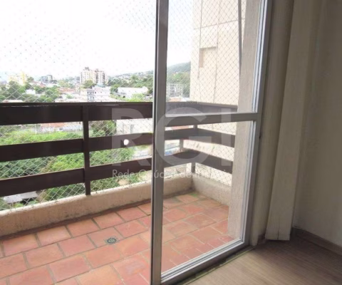 Apartamento 1 quarto com sacada e garagem!