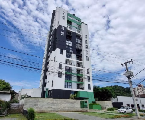 Apartamento 2 quartos, cozinha com moveis sob medida, sacada com churrasqueira no bairro Anita Garibaldi