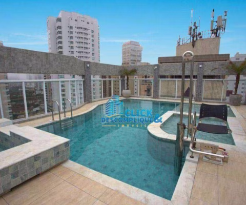 Apartamento Novo com 1 dormitório à venda, 50 m² por R$ 660.000 - Boqueirão - Santos/SP