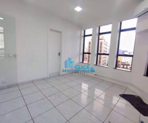 Sala para alugar, 45 m² por R$ 2.500,02/mês - Embaré - Santos/SP