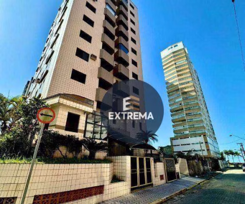 Apartamento de 2 dormitórios sendo 1 suíte a venda em Praia Grande, mobiliado e vista mar