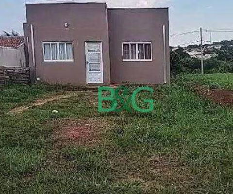 Casa com 2 dormitórios à venda, 58 m² por R$ 78.330,10 - Jardim Santana - Bocaina/SP