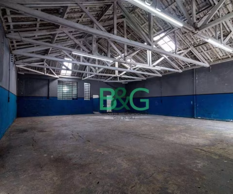 Galpão, 484 m² - venda por R$ 2.100.000 ou aluguel por R$ 109.320/mês - Ipiranga - São Paulo/SP