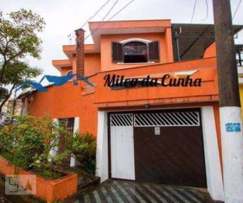 Sobrado à Venda com 3 dormitórios, 3 vagas,  207m² Conatrução, Jd Stella, Santo André