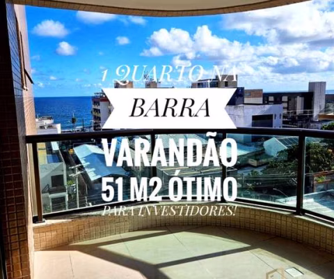 1 QUARTO 51 M2 VARANDÃO VISTA MAR R$ 790.000,00 SALVADOR BA