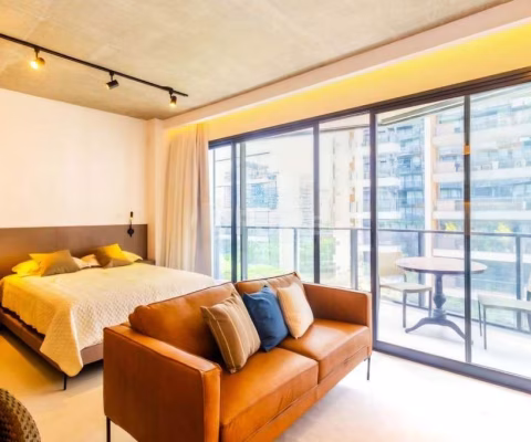 Apartamento com 42 m², todo integrado sendo 1 suíte 1 vaga, com mobila de qualidade à venda no bairro Vila Olímpia.