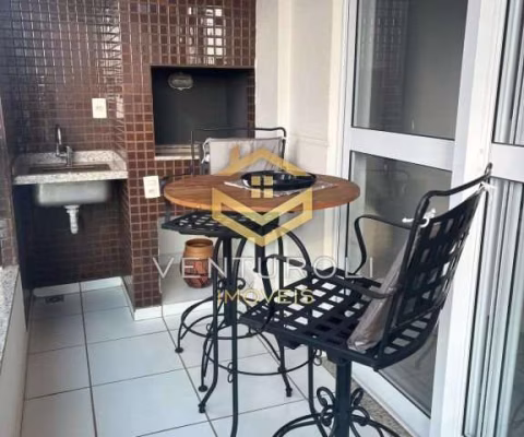 Excelente Apartamento Mobiliado com Varanda Gourmet Próximo a Faculdades