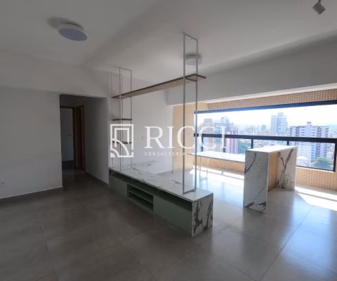 Apartamento Novo Semi Mobiliado na Ponta da Praia, Santos! Oportunidade Imperdível Imóvel com 65m², suíte e vaga de garagem!