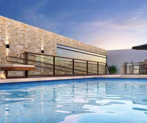 Apartamento à venda com 2 quartos sendo 1 suíte e varanda, com 48,54m² por R$ 390.000,00