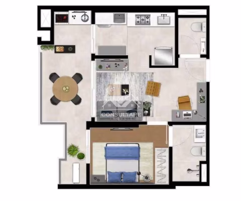 Apartamento 1 quarto, Boqueirão R$ 819 mil, Cod: 26753 PCM