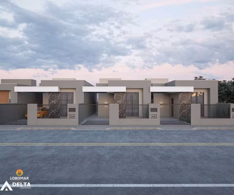 Casa com 3 dormitórios, em construção, Bairro Vila Nova em Barra Velha-SC. À ven