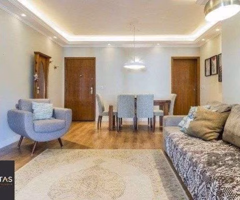 Vende-se luxuoso apartamento 3 quartos com suíte, 2 vagas, lareira, churrasqueir