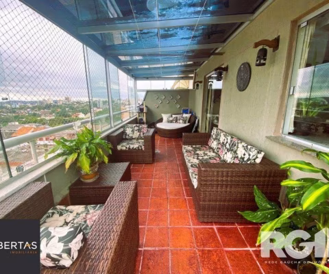 Cobertura de 2 dormitórios com terraço e vista panorâmica.