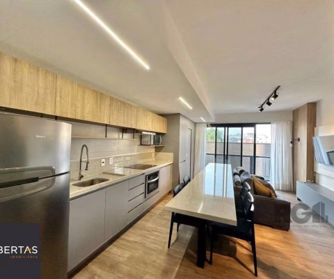 Boletto Imóveis vende lindo apartamento mobiliado, 2 dormitórios (2 suites) ,lav