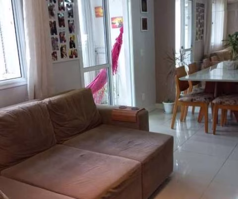 Apartamento com sacada, todo mobiliado de 3 dormitórios com suíte e 2 vagas de g