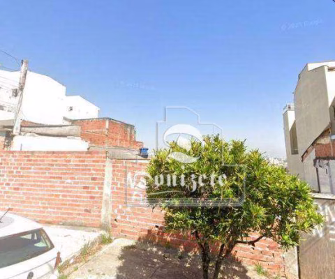 Terreno à venda, 300 m² por R$ 399.000,00 - Vila Aquilino - Santo André/SP