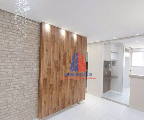 Apartamento com 2 dormitórios, 46 m² - venda por R$ 250.000,00 ou aluguel por R$ 1.515,00/mês - Loteamento Industrial Machadinho - Americana/SP