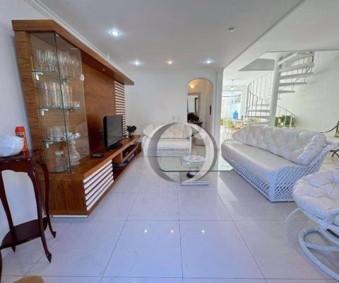 Costa do Mar - Casa em frente ao mar com 3 quartos, sendo 1 suíte à venda, 190 m² por R$ 1.100.000 - Enseada - Guarujá/SP