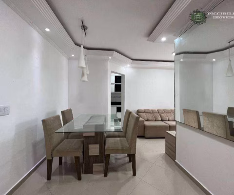 Apartamento com 2 dormitórios à venda, 60 m² por R$ 395.000 - Tupi - Praia Grande/SP
