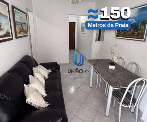 ELEVADOR E PISCINA. Apartamento com 1 dormitório, 2 sacadas à venda, 52 m² por R$ 275.000 - Ocian - Praia Grande/SP