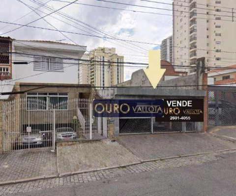 Terreno à venda, 192 m² por R$ 2.100.000 - Anália Franco - São Paulo/SP