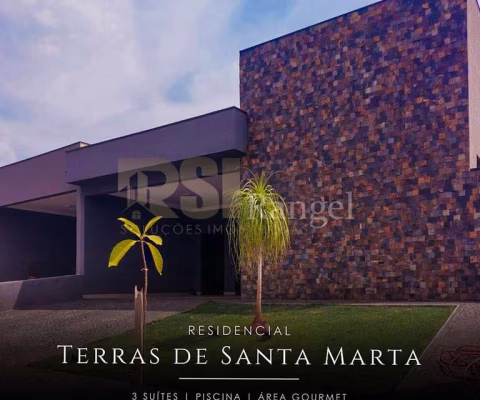 Casa de Condomínio para venda em Loteamento Santa Marta de 258.00m² com 3 Quartos, 3 Suites e 4 Garagens