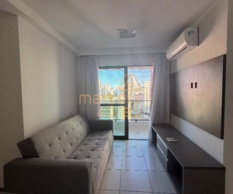 Alugo apartamento mobiliado, 02 quartos, 02 vagas, lazer, nas Graças