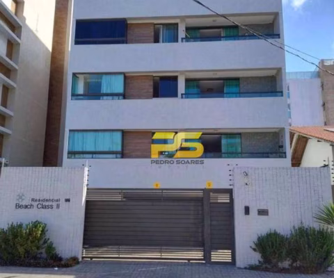 Apartamento com 1 dormitório para alugar, 50 m² por R$ 2.450/mês - Intermares - João Pessoa/PB