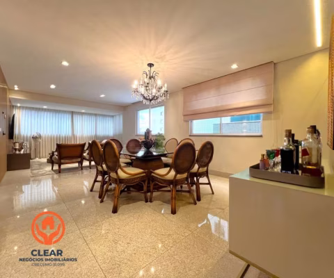 APARTAMENTO À VENDA NO BAIRRO CASTELO, 4 QUARTOS, 2 VAGAS, VARANDA INTEGRADA, PRÉDIO DE UM POR ANDAR COM ELEVADOR, 186M²