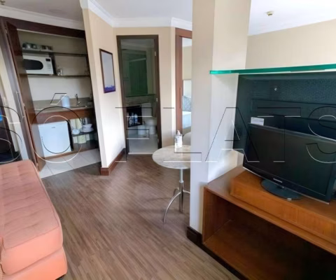 Flat Transamérica International Plaza disponível para venda com 54m² e 02 vagas de garagem