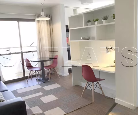 Flat disponível para locação contendo 48m², 1 dorm e 1 vaga a menos de 100 metrôs da Av Paulista.